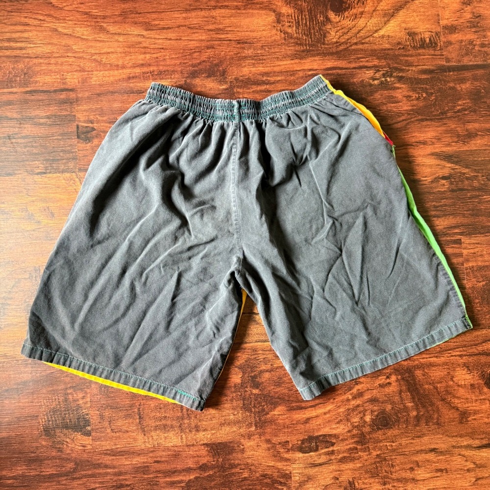 Vintage Cross Colours Shorts S/M‎ Color Block 90s Streetwear Hip Hop - Picture 2 of 12